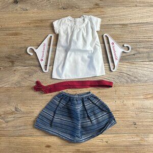American Girl Josefina Indigo Skirt & Camisa Set, Retired, Complete, Boxed